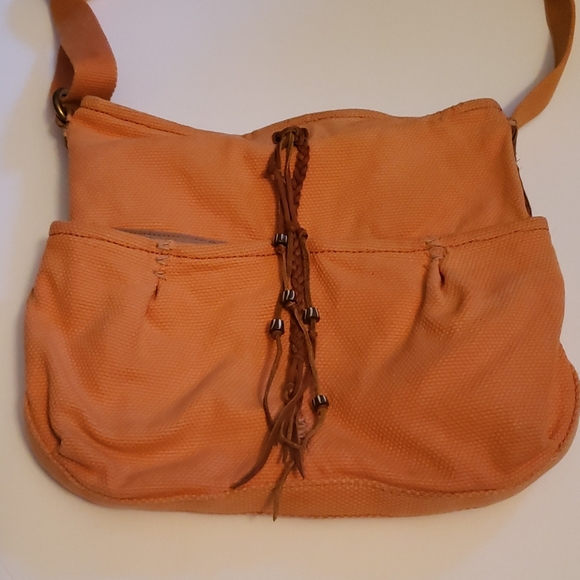 Lucky Brand Handbags - LUCKY BRAND orange crossbody bag
